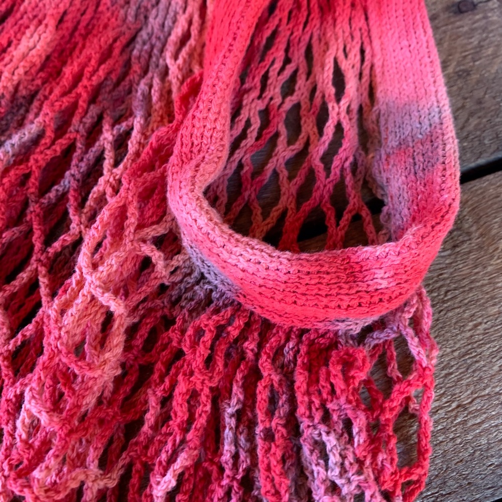 ✨HAND DYED FRENCH MARKET STRING NET BAG… - Picture 5 of 5